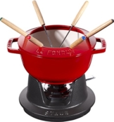 Staub Fondue-Set aus Gusseisen