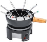 Steba Fondue-Set mit 8 Kabeln und Gusstopf